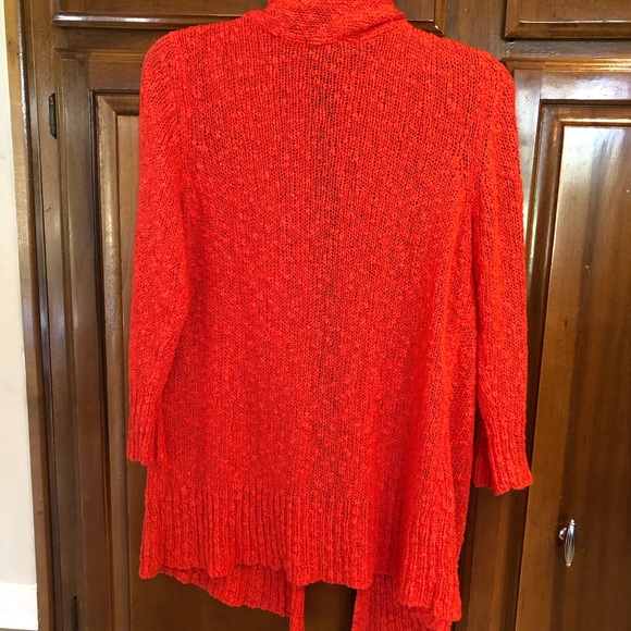 💐🌺🔥Beautiful Bright orange cardigan - Picture 2 of 4